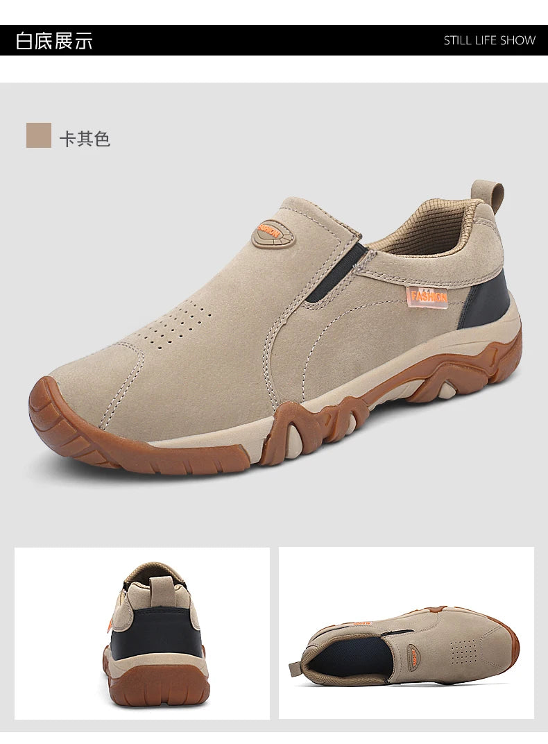 2023 New Outdoor Hiking Camping Light Running Lucky Shoes Jogging Casual Sports Men's Shoes Non Slip Loafers Hiking Shoes 39-46