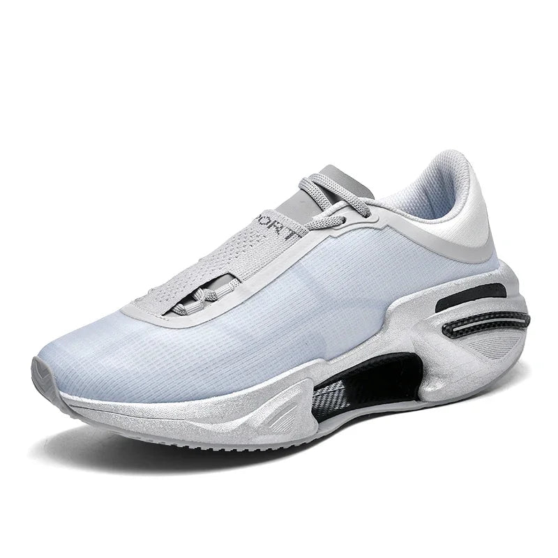 New Men's Running Shoes Breathable Soft Flat Outdoor Sports Cushioning Running Shoes Mesh Comfortable Casual Sneakers for Men