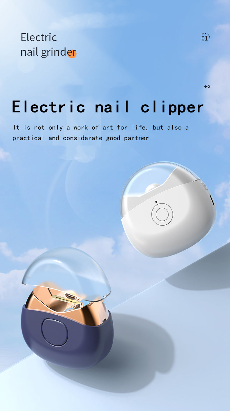 Electric Automatic Nail Clippers USB Rechargeable Electric Trimmer Nail Cutter Scissors For Women Men