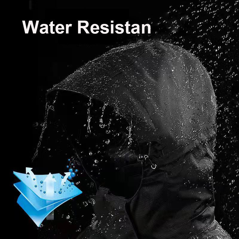 Women's Waterproof Hooded Jacket With Polar Fleece Lining - Windproof And Warm Outerwear For Outdoor Activities