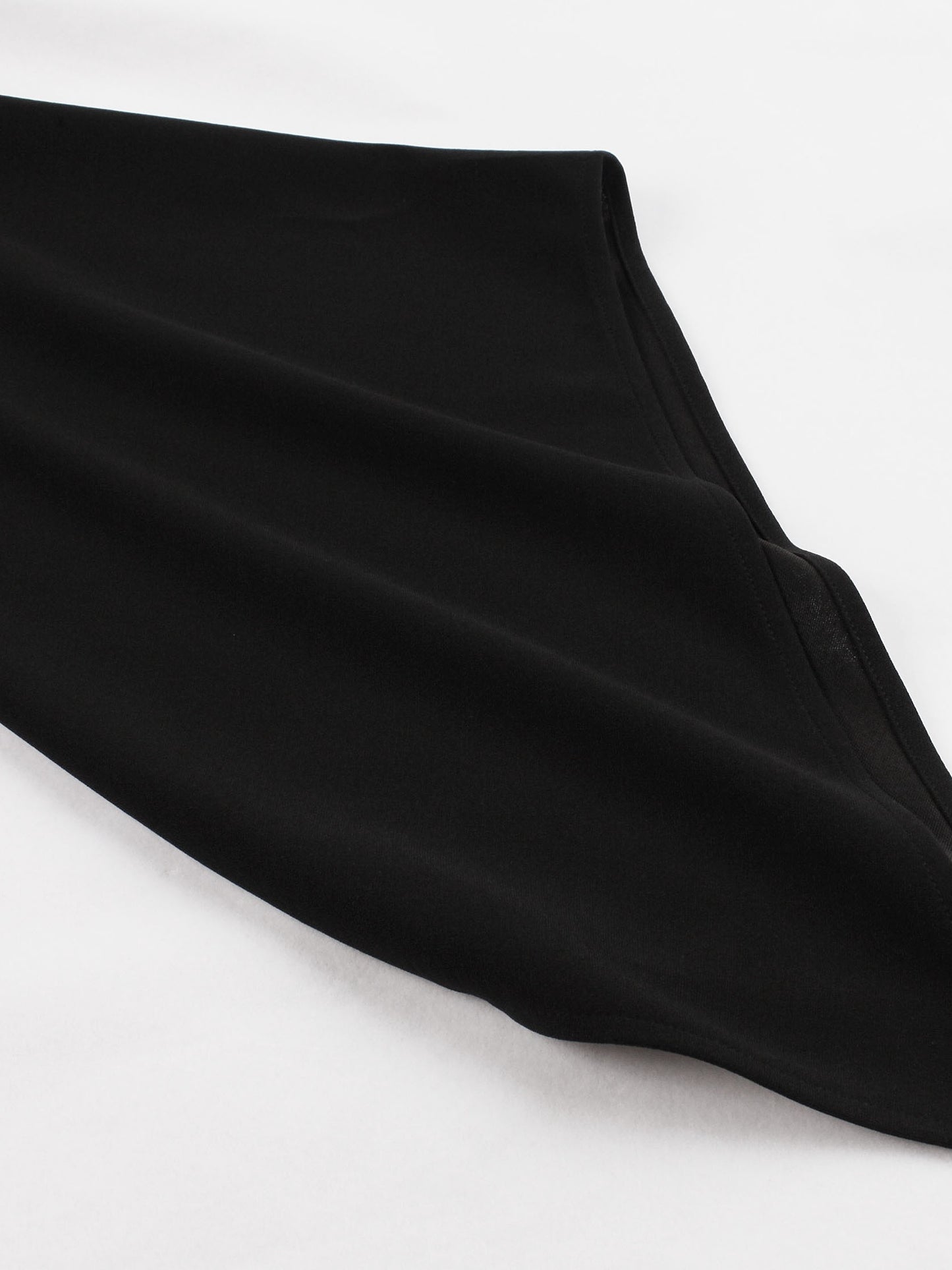 Halloween Black Queen Mesh Trumpet Sleeve Dress, Solid Retro Zip Back Dress, Women's Clothing