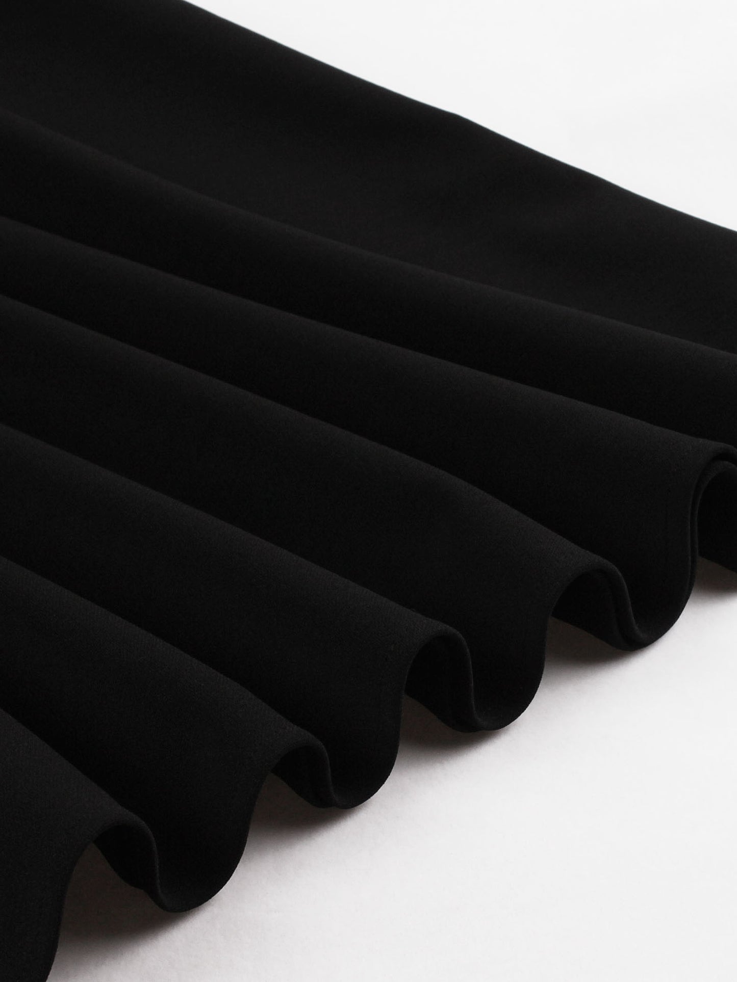 Halloween Black Queen Mesh Trumpet Sleeve Dress, Solid Retro Zip Back Dress, Women's Clothing