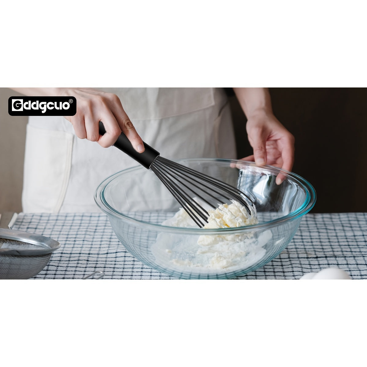 3pcs 3-Piece Silicone Egg Whisk Set: Manual Egg Beater for Baking, Kitchen Supplies