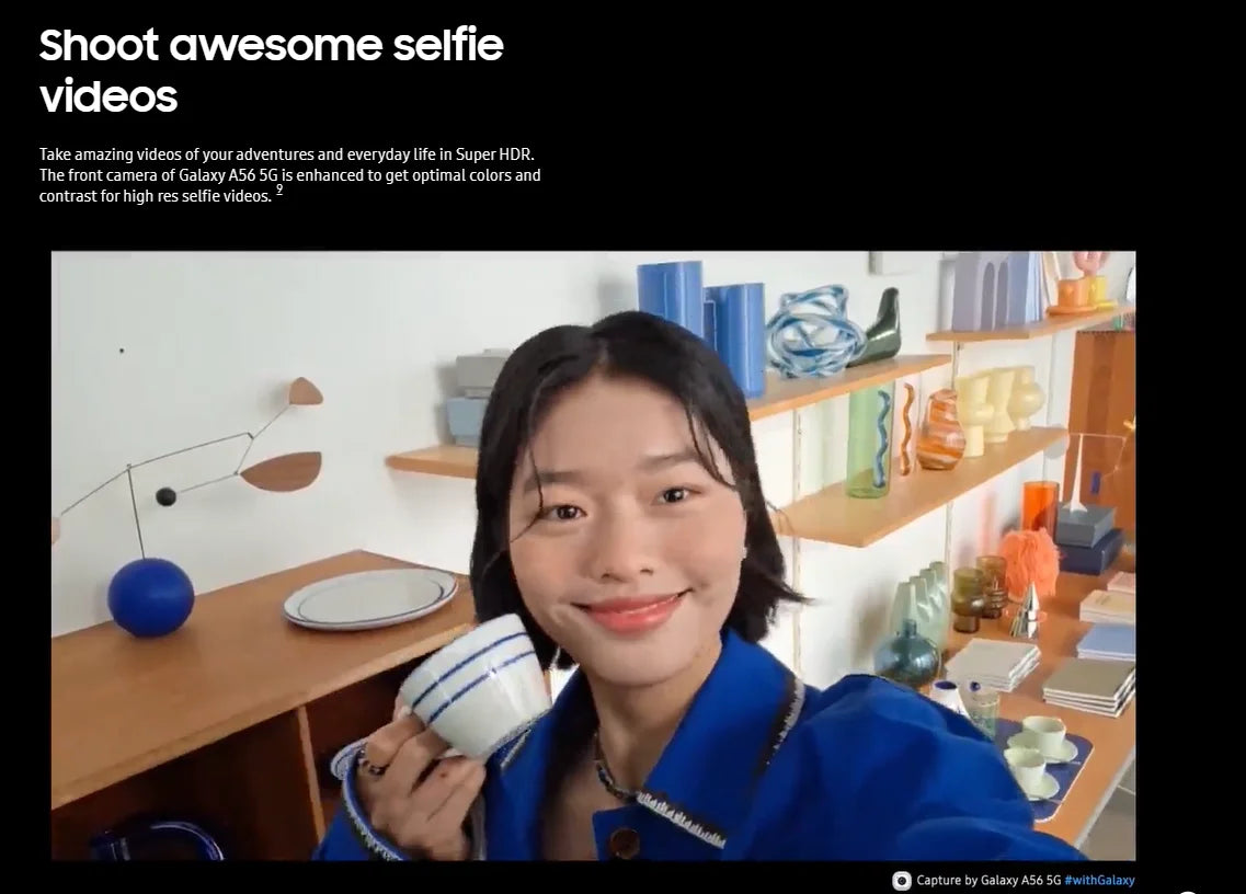 2025 NEW Samsung Galaxy A56 5G Smartphone Exynos 1580 6.7" Super AMOLED 120Hz Display 50MP Camera 5000mAh Battery Cellphone