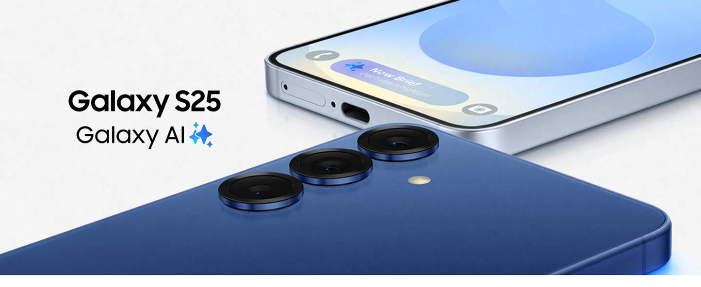 New Samsung Galaxy S25 5G AI Smartphone Snapdragon 8 for Galaxy Elite 6.2" 120Hz AMOLED 2X Display 50MP Qual Camera Cell Phone