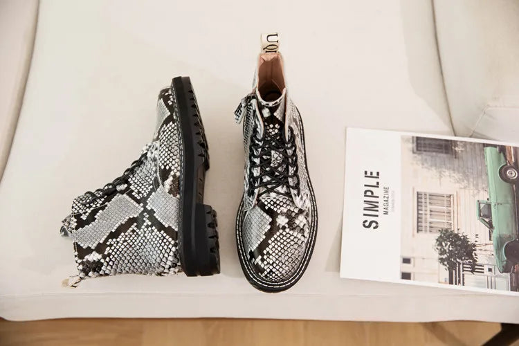 DIMANYU Women Ankle Boots2025 New Genuine Leather Winter Thick With Fur Ladies Short Boots Motorcycle Martn Boots Women