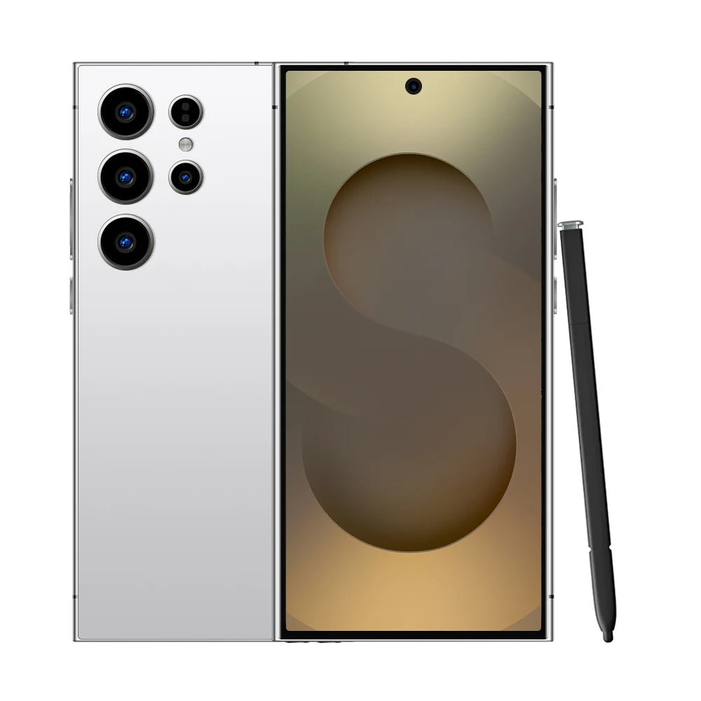 HOT 2025 nouveau S25 Ultra original intelligent 5G double carte double veille Android 14 système version mondiale batterie 8000mAh