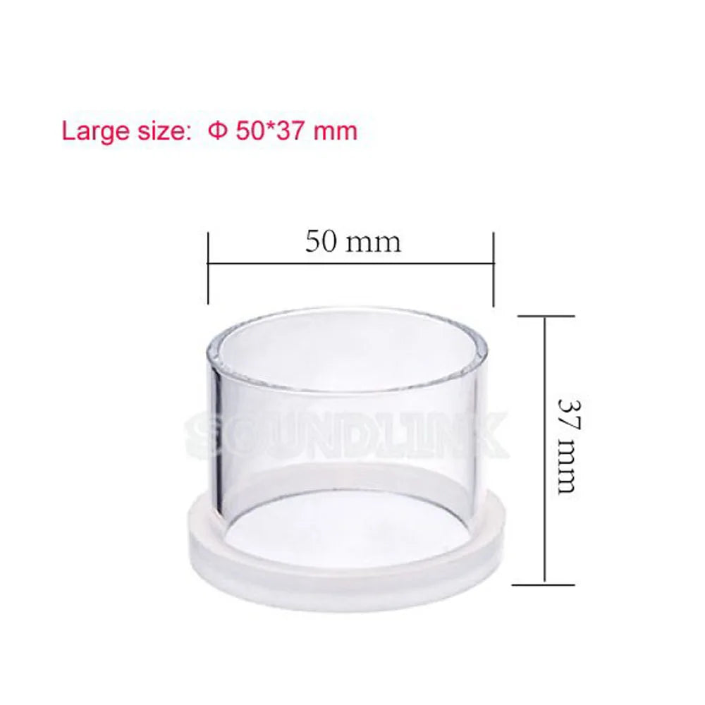 Casting Ring Cup Agar Dumplicating Making Negative Mold for Custom Hearing Aid Earplug and In-Ear Monitor