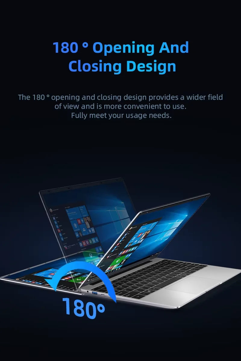 14.1" Inch Portable Computer Intel Core i7 7500U 12GB RAM 512GB 1TB 2TB SSD Laptop Windows 11 Notebook PC Office Study Gaming la