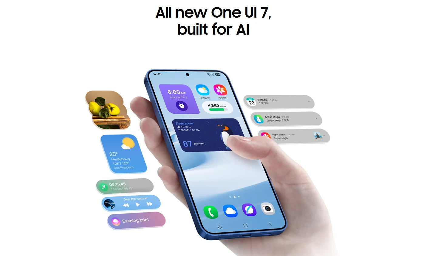 New Samsung Galaxy S25 5G AI Smartphone Snapdragon 8 for Galaxy Elite 6.2" 120Hz AMOLED 2X Display 50MP Qual Camera Cell Phone