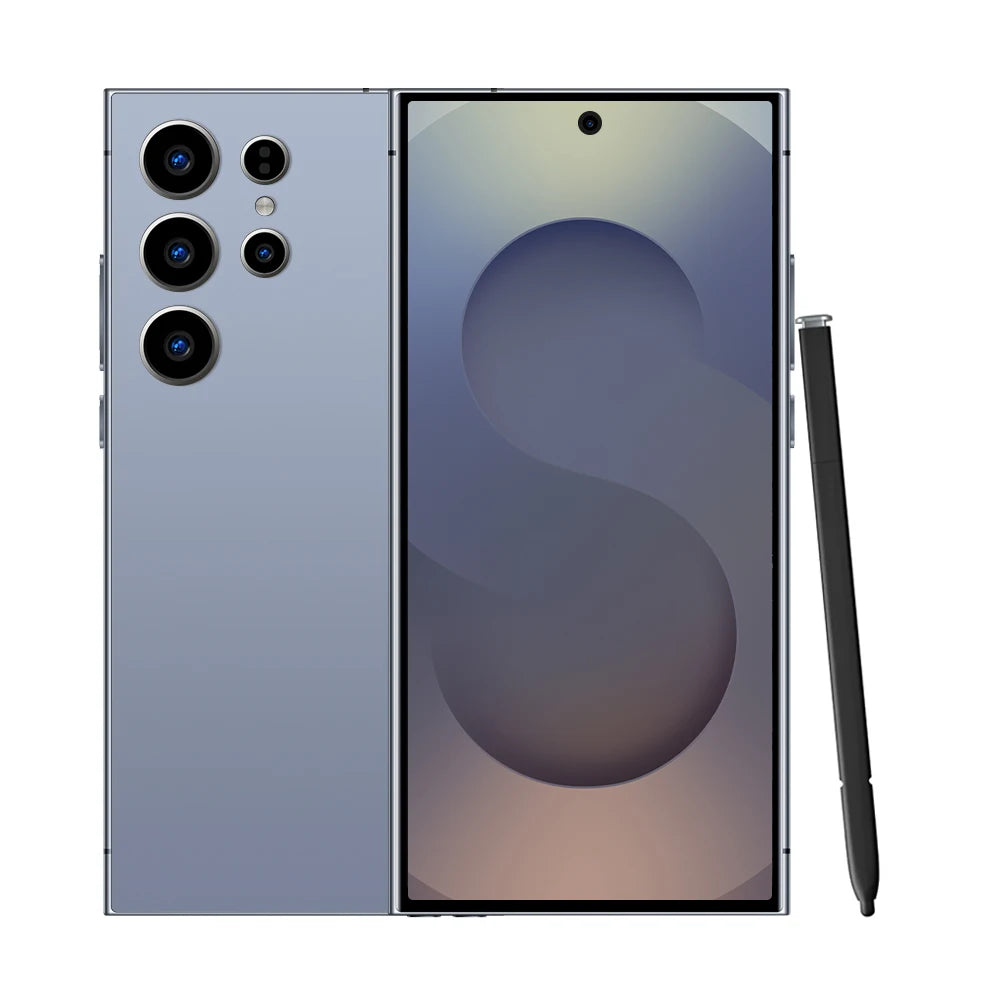 HOT 2025 nouveau S25 Ultra original intelligent 5G double carte double veille Android 14 système version mondiale batterie 8000mAh