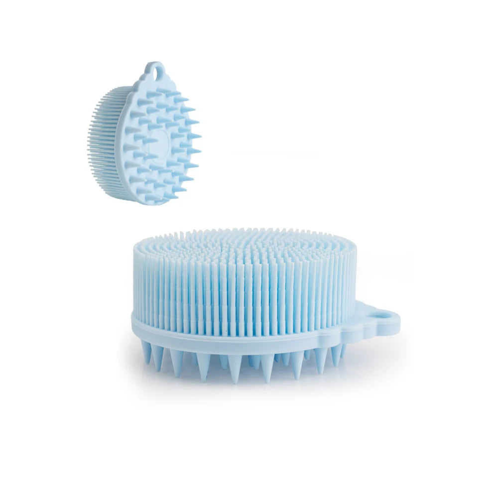 Exfoliating Shower Massage Scraper Bathroom Non-slip Bath Mat Back Massage Brush Silicone Foot Wash Body Cleaning Bathing Tool