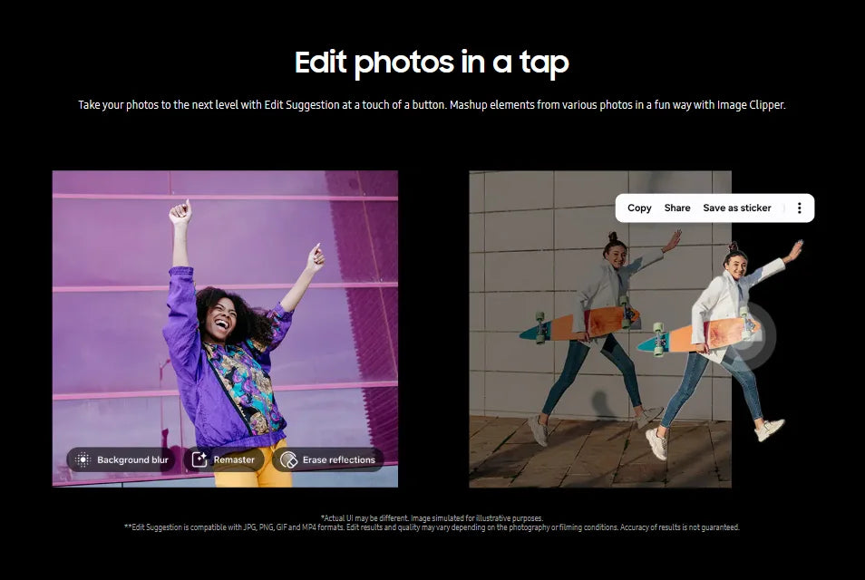 Samsung Galaxy A55 5G Smartphone Exynos 1480 50MP Camera 6.6" FHD+ Super AMOLED 120Hz Display 25W 5000mAh Battery Cellphone