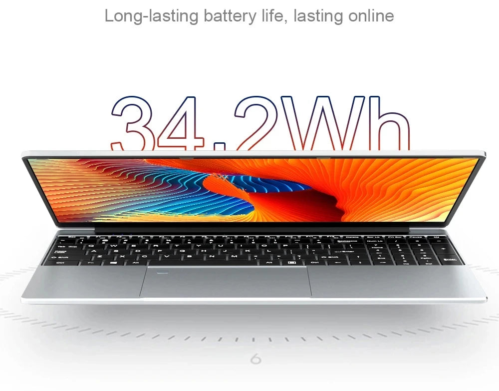 Fingerprint UnIock Notebook Windows 11 Pro 15.6 inch Laptop Computer PC Gamer Intel Core i7 8500Y Office Study Gaming Laptops i7