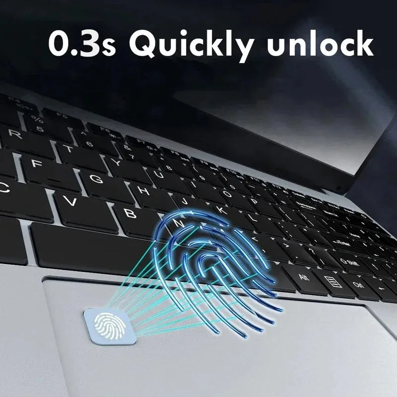 15.6 吋專業筆記型電腦 Windows 11 Pro 英特爾酷睿 i7-8500Y 16GB RAM 1TB 2TB SSD 筆記型指紋解鎖辦公電腦