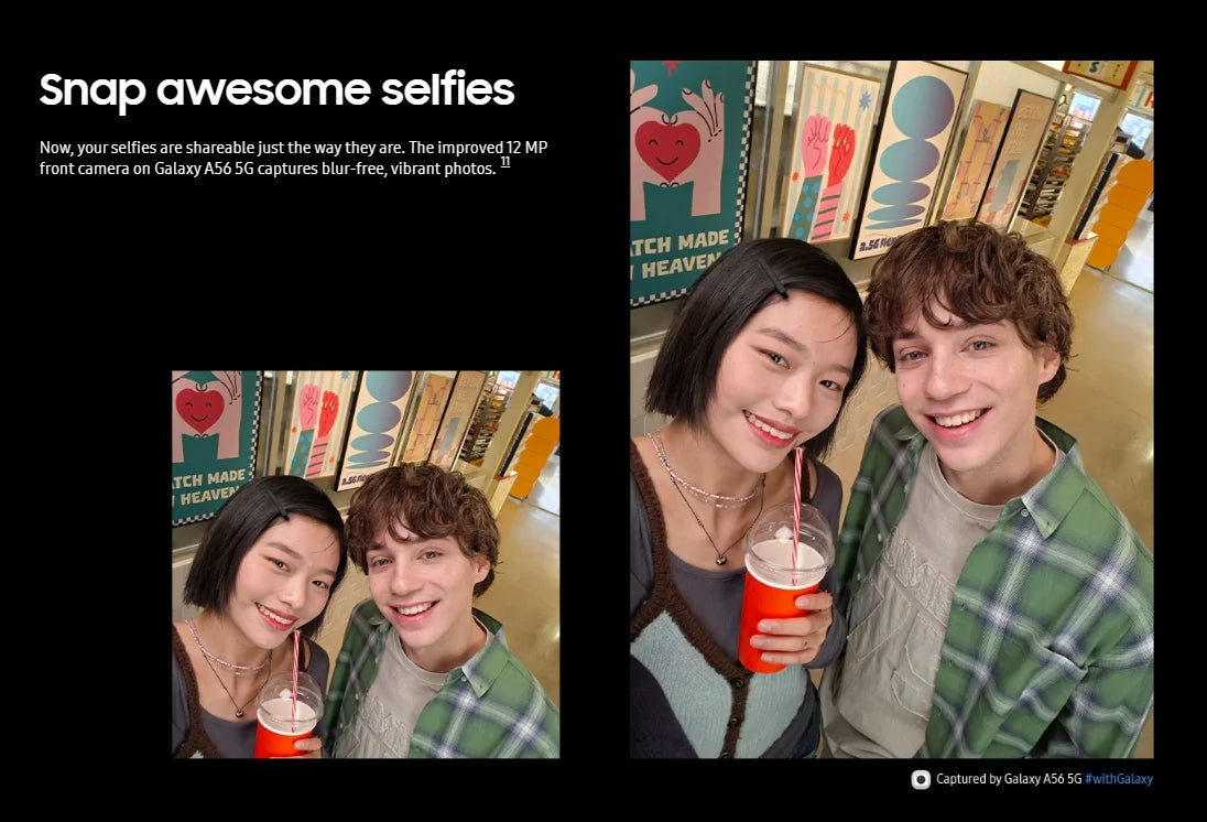 2025 NEW Samsung Galaxy A56 5G Smartphone Exynos 1580 6.7" Super AMOLED 120Hz Display 50MP Camera 5000mAh Battery Cellphone