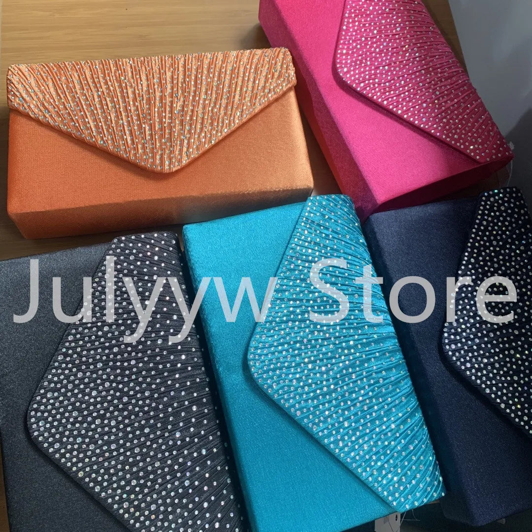 Purple Women Wedding Clutch Handbag Luxury PU Leather Bags Designed Clutch Purse 2024 Envelope Summer Clutches Evening Prom Bags