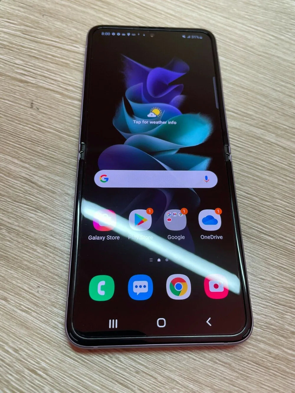 Samsung Galaxy Z Flip 3 Z Flip3 5G F711U1 F711N F711B Original 6.7" AMOLED NFC Snapdragon Unlocked Foldable 99% New Cell Phone