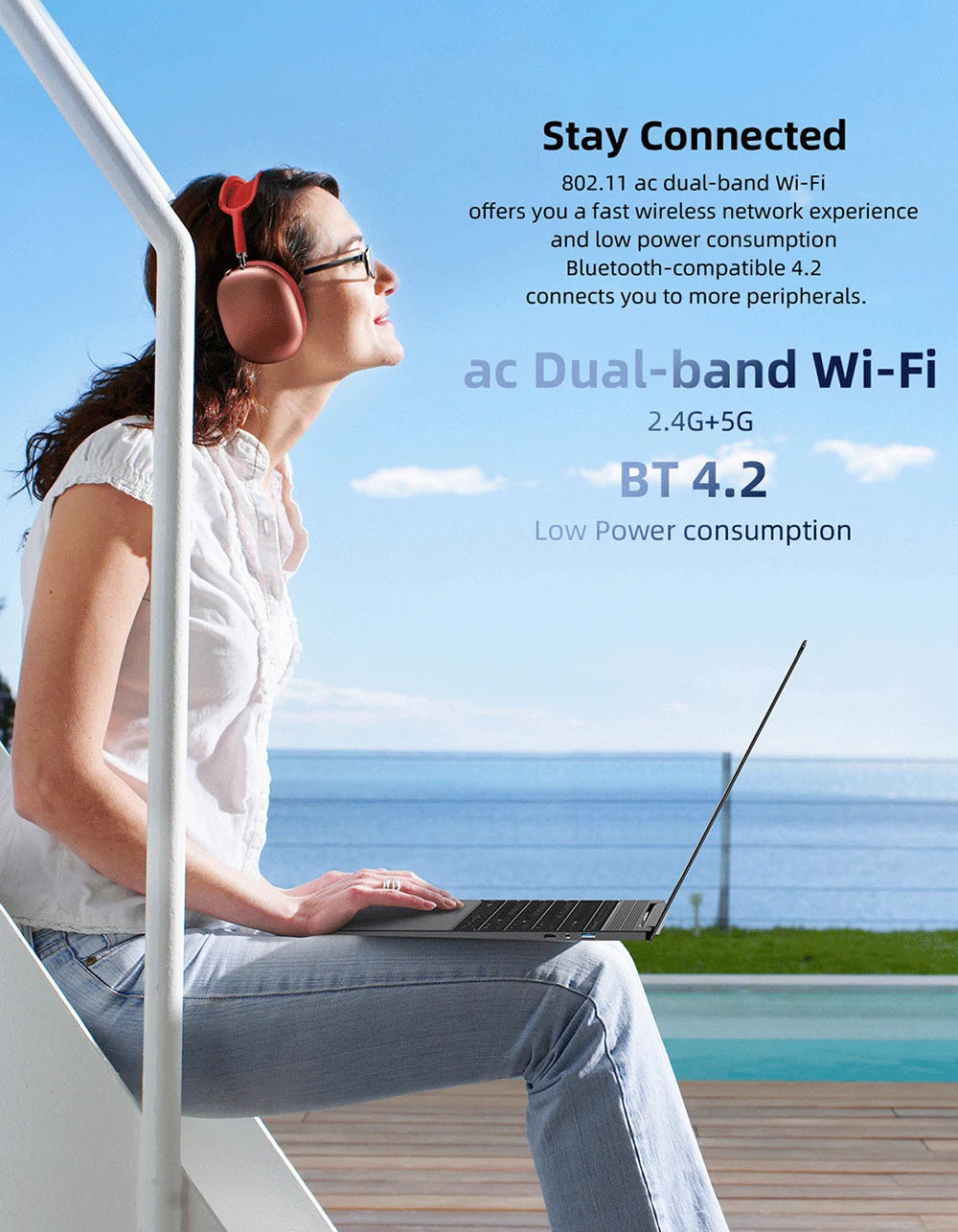 Teclast F15 Plus 2 Laptop 15.6 Inch Windows 11 Laptop 8Gb Ram 256Gb Ssd Gemini Lake N4120 Usb3.0 Mini-Hdmi Full Size Keyboard