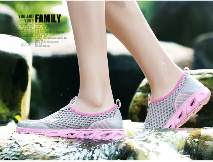 Summer women shoes Casual Shoes Slip-On Flats Female Breathable Zapatillas Water Sneakers  Shoes Woman zapatos de mujer