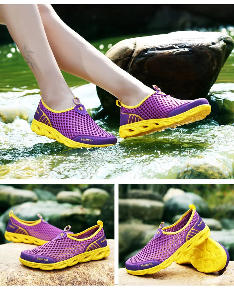 Summer women shoes Casual Shoes Slip-On Flats Female Breathable Zapatillas Water Sneakers  Shoes Woman zapatos de mujer
