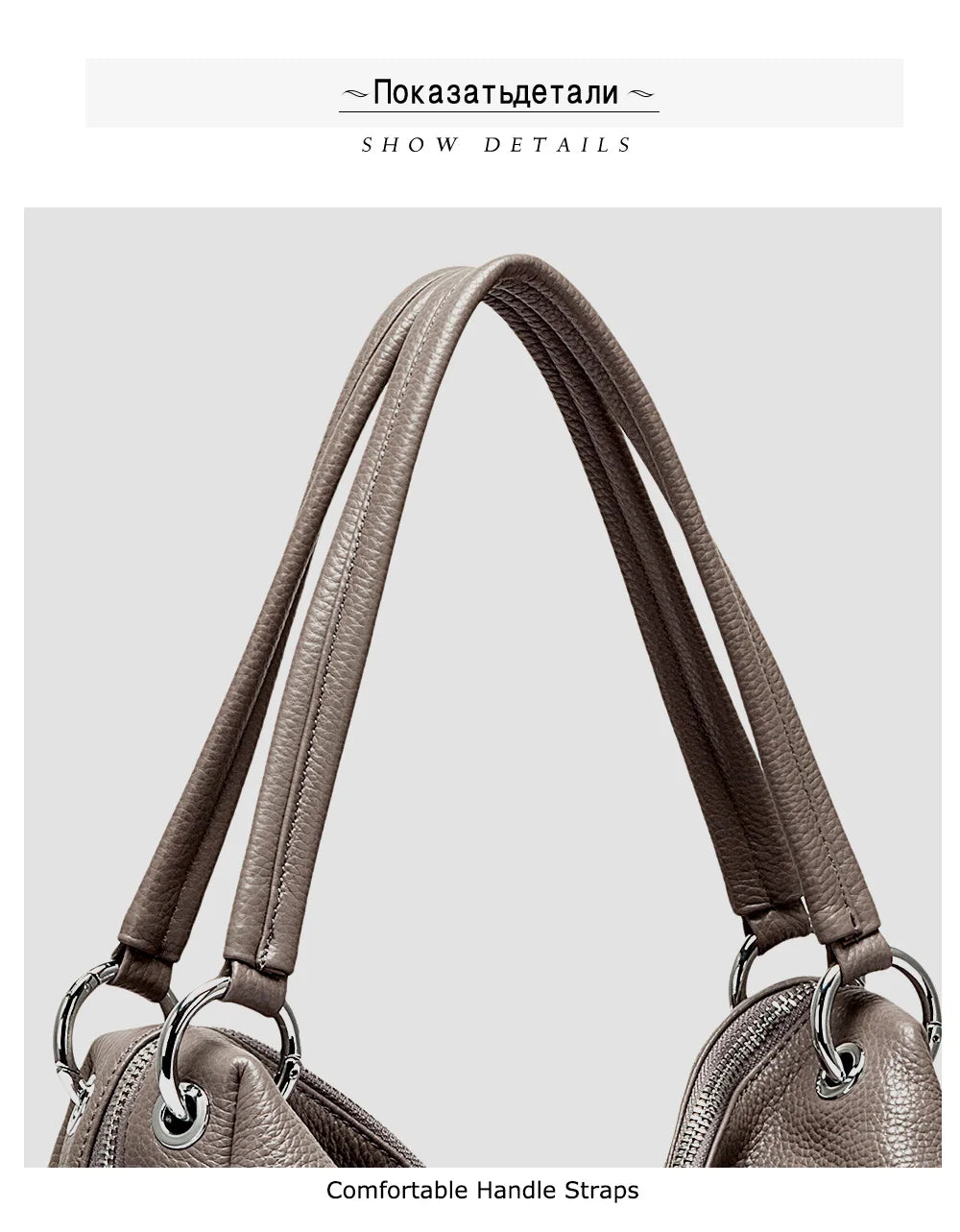 Zency Fashion Hobos 100% Genuine Leather Soft Skin Women Shoulder Bag Classic Black Elegant Lady Crossbody Purse Tote Handbag