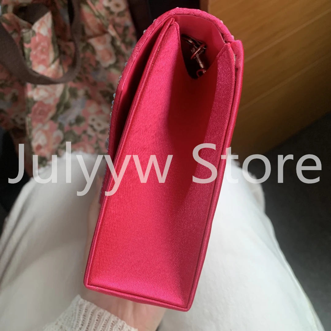 Purple Women Wedding Clutch Handbag Luxury PU Leather Bags Designed Clutch Purse 2024 Envelope Summer Clutches Evening Prom Bags
