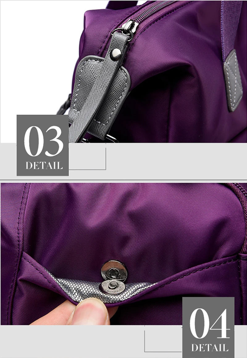 Multifunction Casual Handbags for Women Large Capacity Messenger Tote Nylon Crossbody Bags Shoulder Bag Totes Bolsa Feminina