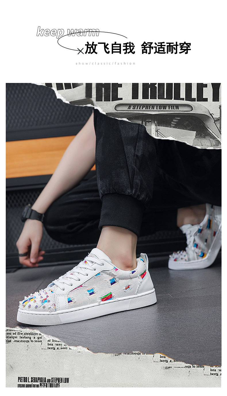 High Quality Mens Sneakers Non-slip Men Casual Shoes Fashion Outdoor Walking Shoe Designer Platform Shoes Lace-up Mens Shoes