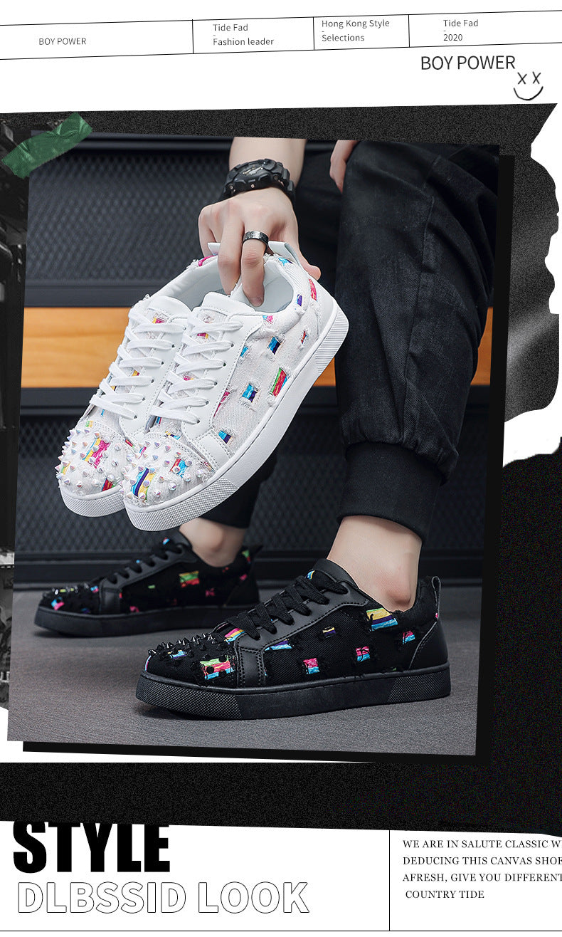 High Quality Mens Sneakers Non-slip Men Casual Shoes Fashion Outdoor Walking Shoe Designer Platform Shoes Lace-up Mens Shoes