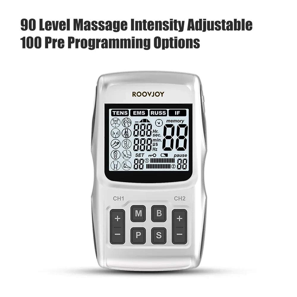 Electrostimulation Russian Wave Electric  Ems Muscle Stimulator Tens Unit Machine Professional Ems Acupenture Body Massager