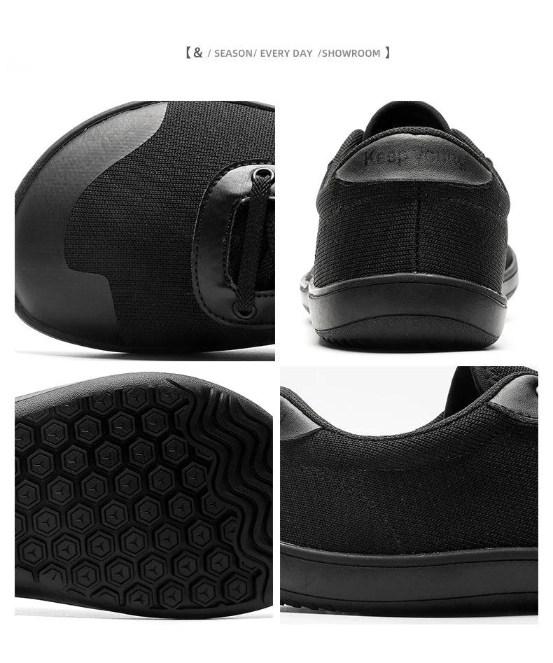 SNORW Wide Barefoot Shoes for Womens Mens Outdoor Trail Running Zero Drop Casual Sneaker