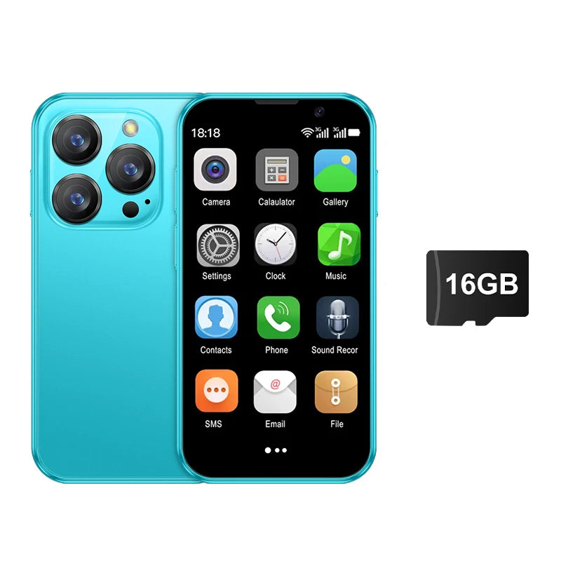 Mini smartphone SERVO 16SE, 16 Go de ROM, Android 9.0, Wi-Fi, double SIM, veille, Play Store, 3G, WCDMA, écran 3,0 pouces, nouvelle version