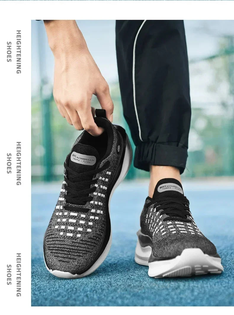 2025 v Fashion Men Sneakers Mesh Casual Shoes Lac-up Men Shoes Lightweight Vulcanize Shoes Walking Sneakers Zapatillas Hombre