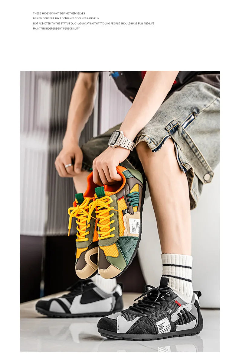 Trend Designer Shoes Man 2025 Original Casual Sneaker Men Street Sneakers Breathable Flat Men's Skate Sneaker sapatos masculinos