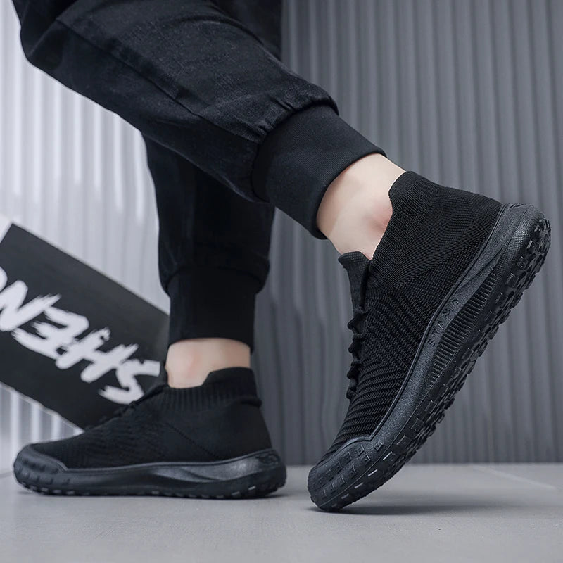 Men Casual Sneakers Summer Breathable Sport Shoes Outdoor Running Shoes male's Mesh Light Comfort Athletic Jogging Walking Shoes