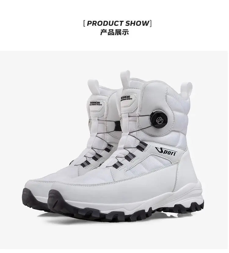 2025 Winter New Thick-soled Non-slip Comfortable Lightweight Velvet Outdoor Cotton Boots Men