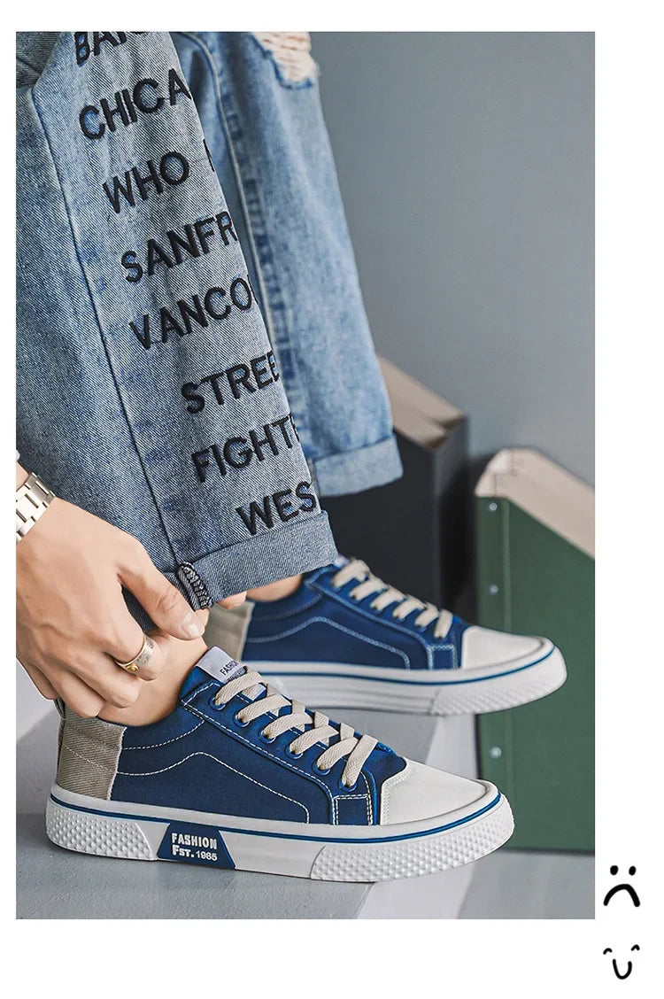 High Quality Men Canvas Shoes Original Designer Casual Shoes Hot Sale Sneakers for Men Platform Vulcanize Shoe Zapatillas Hombre