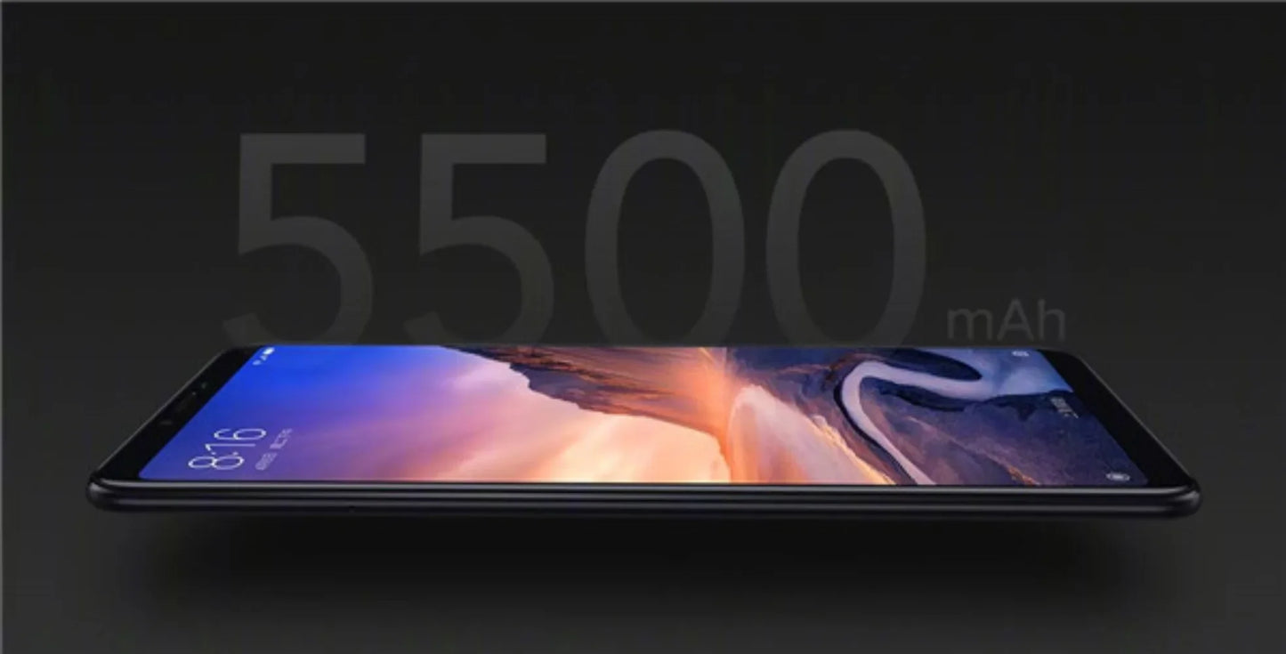 Renewed Phone Xiaomi Max 3 4G LTE GSM unlock 6.9 "12MP Dual Camera(Dual SIM)(syndragon)(Global Black) no charger