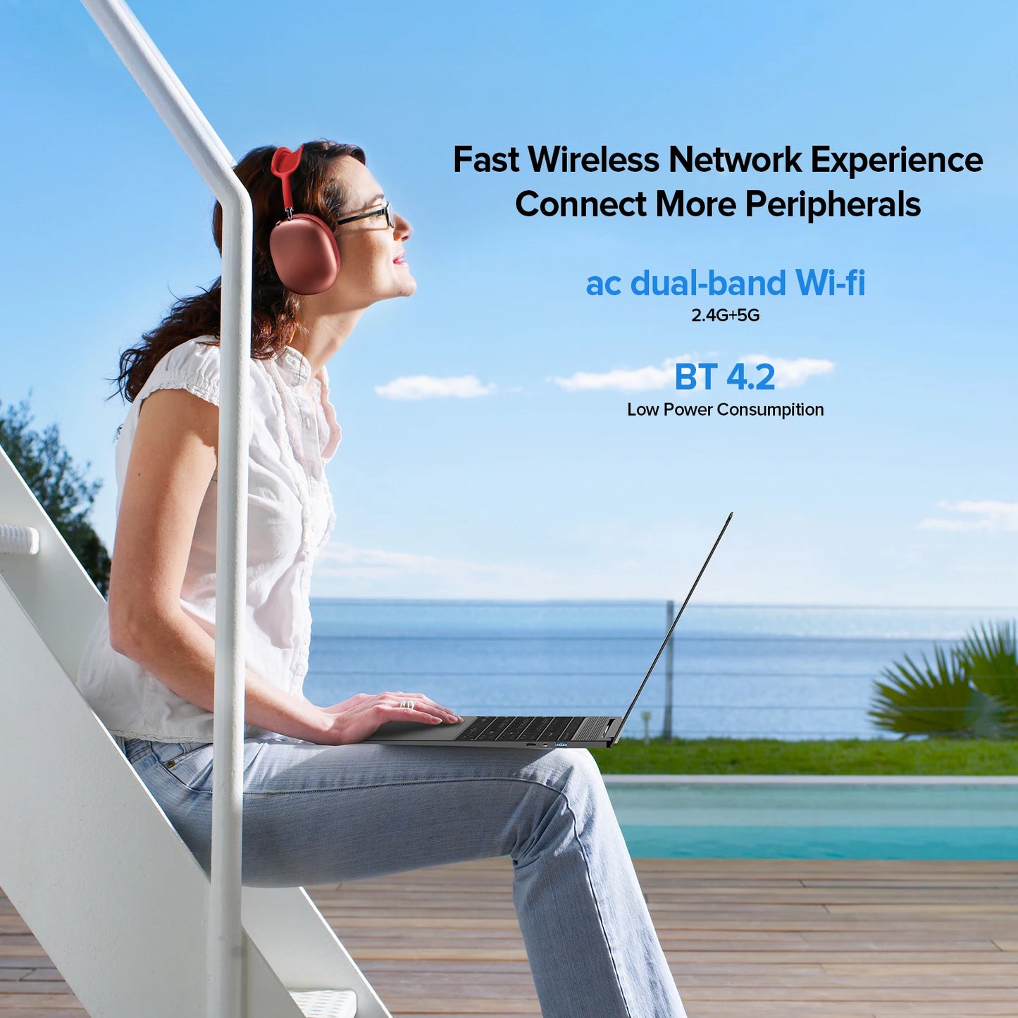 Teclast F15 Plus 2 Laptop 15.6 Inch Windows 11 Laptop 8Gb Ram 256Gb Ssd Gemini Lake N4120 Usb3.0 Mini-Hdmi Full Size Keyboard