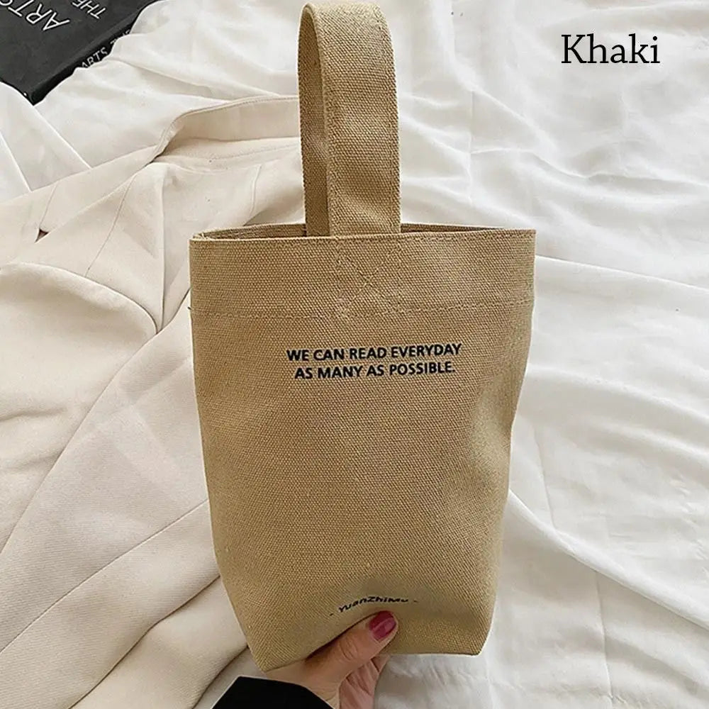 Casual Canvas Large Capacity Tote Women Handbags Letters Shoulder Crossbody Bags Shopper Bag Purse