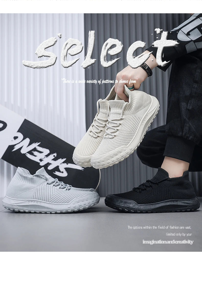 Men Casual Sneakers Summer Breathable Sport Shoes Outdoor Running Shoes male's Mesh Light Comfort Athletic Jogging Walking Shoes