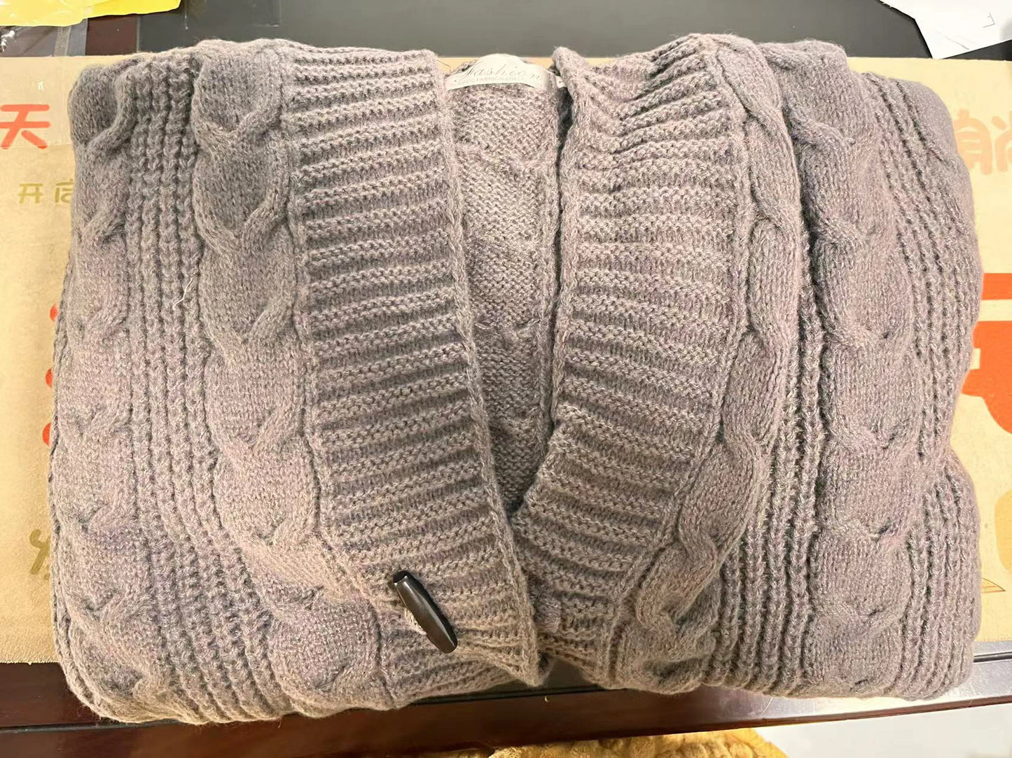 2024 Autumn Winter Thicken Sweaters5XL Large Size New Fashion Hooded Knitted Outerwear Women's Cardigan Sweater Knitting Jacket