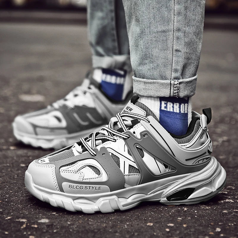 2025 Spring New Brand Design Women's Sports Shoes Fashion New Men's Thick Bottom Chunky Shoes Trendy Girls Boys Casual Shoes