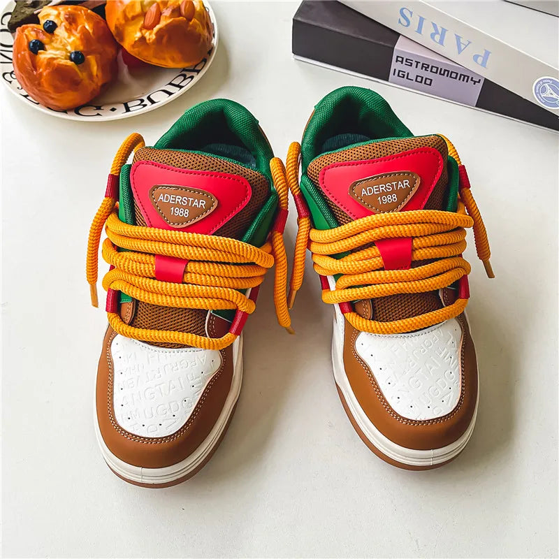 2024 Fashion Men's Casual Sneakers Platform Shoes Size 46 Comfortable Chunky Designer Skateboard Shoes for Men zapatillas hombre