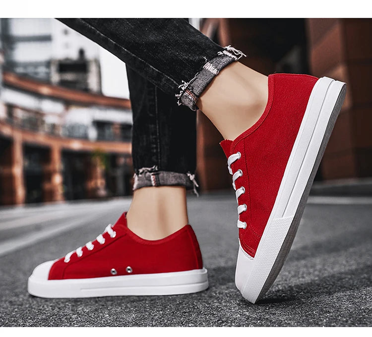 Men Canvas Sneakers Comfort Outdoor Walking Footwear Flat Casual skateboard Sports Shoes Skate Shoes Zapatos Hombe 2023