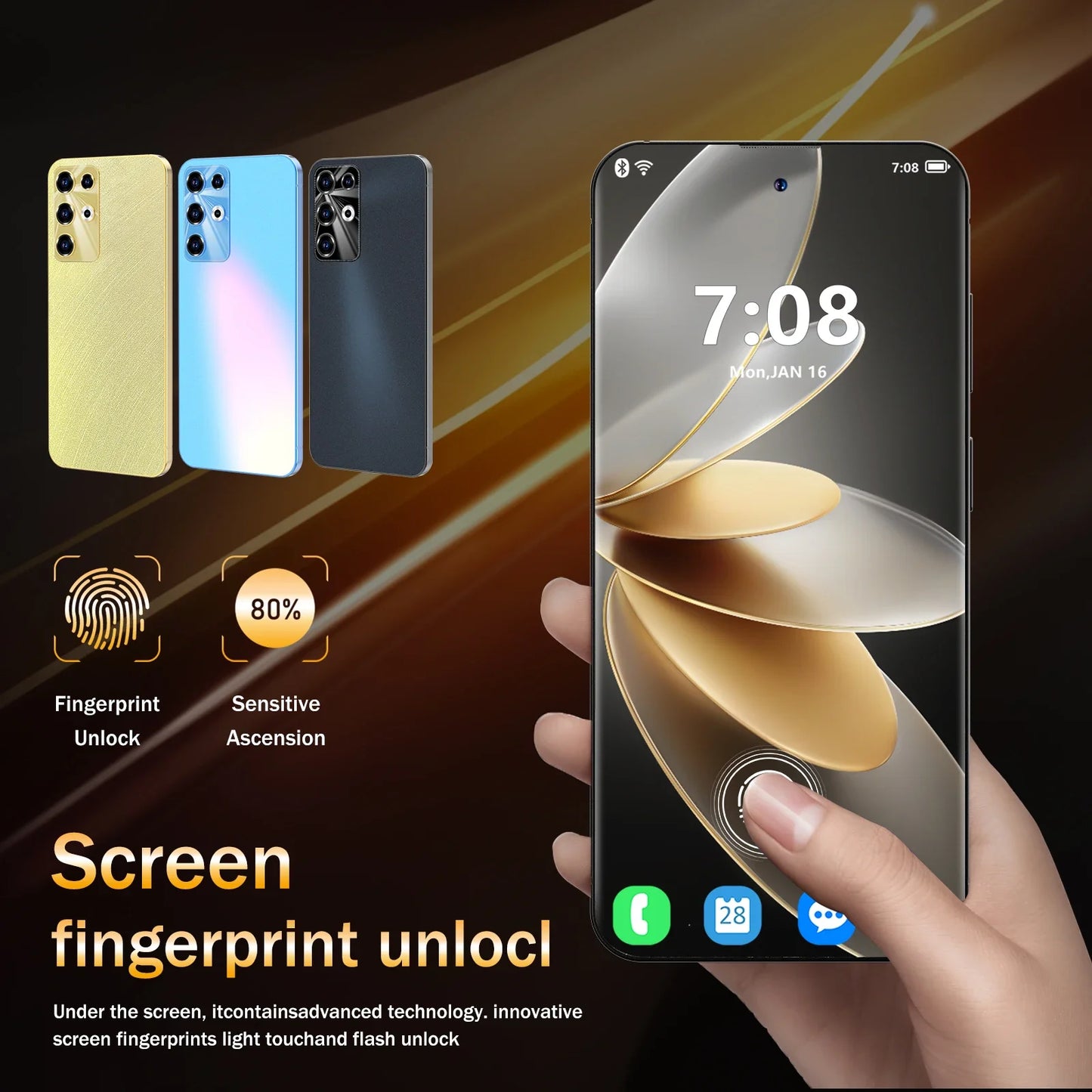 2025 Newest Reno 12 Pro 5G Smartphone 22GB+2TB Cheap | Snapdragon 8 Gen2 Gaming Phone 108MP Camera Dual SIM Global Version
