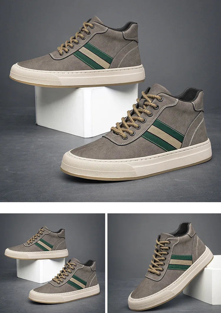 Men's Elevator Shoes Increase 6cm Sneakers Men Sports Shoes Leisure Inner Height Increasing Shoes Hidden Heels Shoes Size 38-44