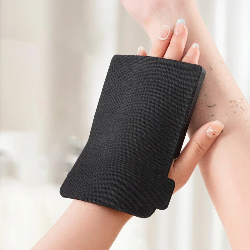 Black Spa Bathing Gloves Body Exfoliating Shower Scrubber Dead Skin Remover Rubber Pads Skin Massage Brush Bath Rubbing Tool