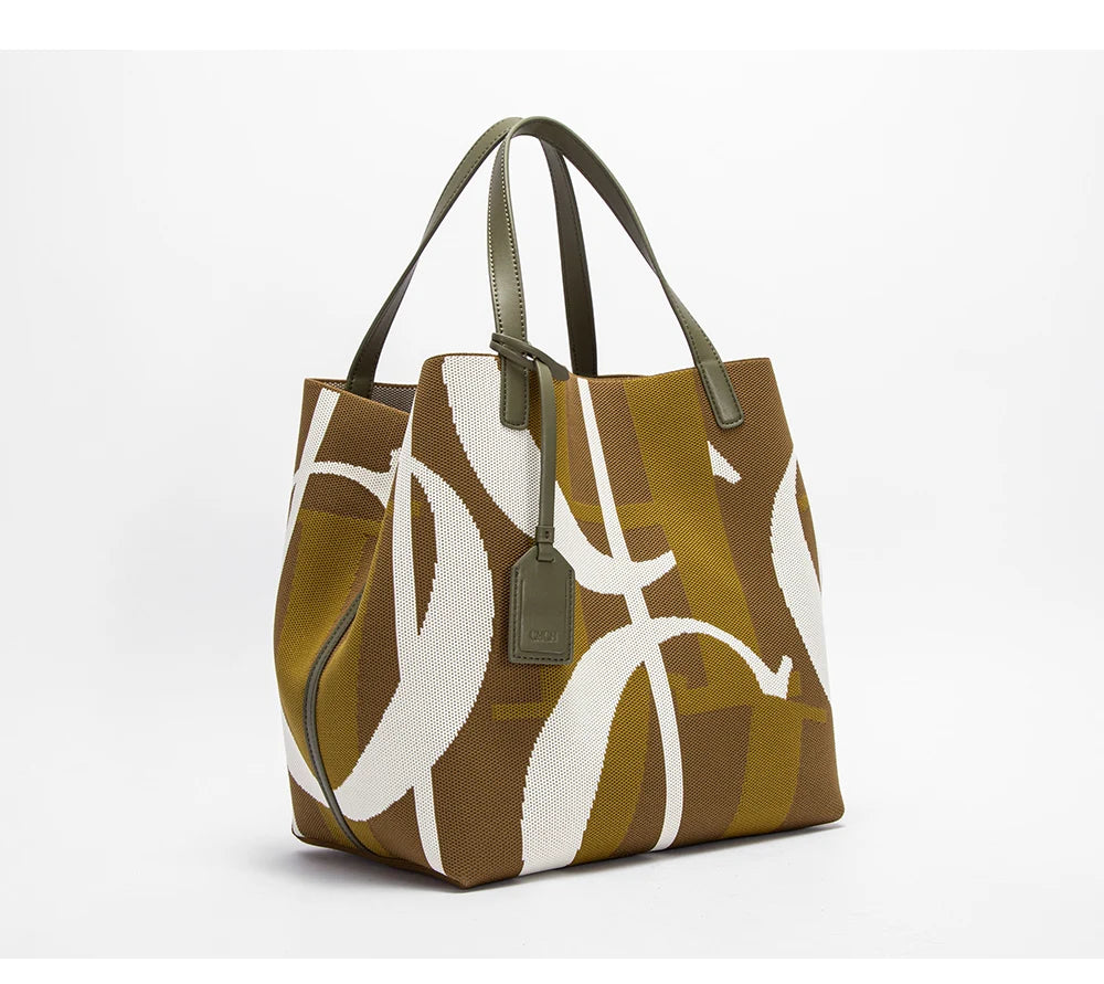 Multi-coloured Colour Retro Style Women's Large Capacity Handbags Multi-coloured Available Classic Multi-purpose Women's Handbag